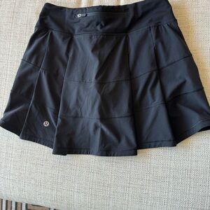 Lululemon pace rival skirt Tall Black Size 2Tall